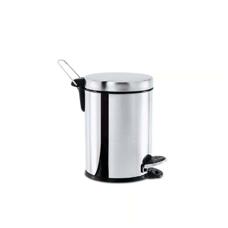 Lixeira Inox C/ Pedal e Balde 3 Lts Decorline