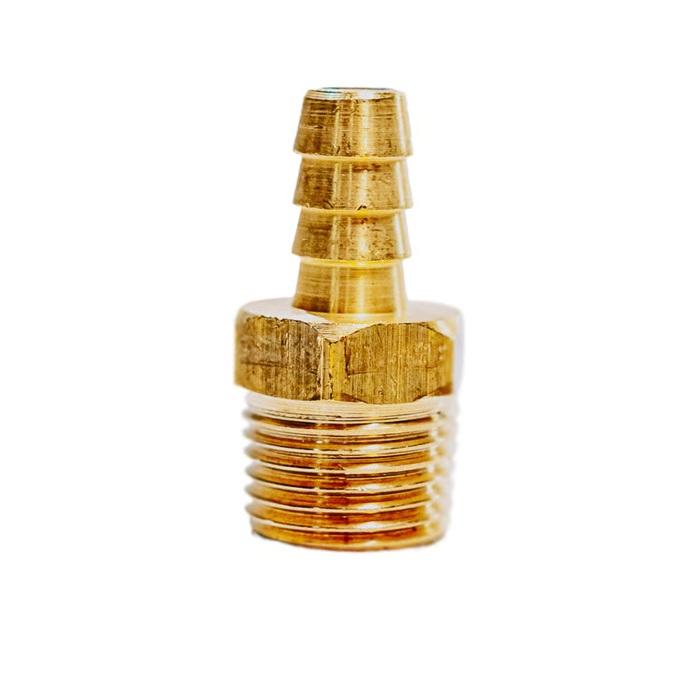 Niple 1/2 NPT (E) x BM 3/8 (Latão)