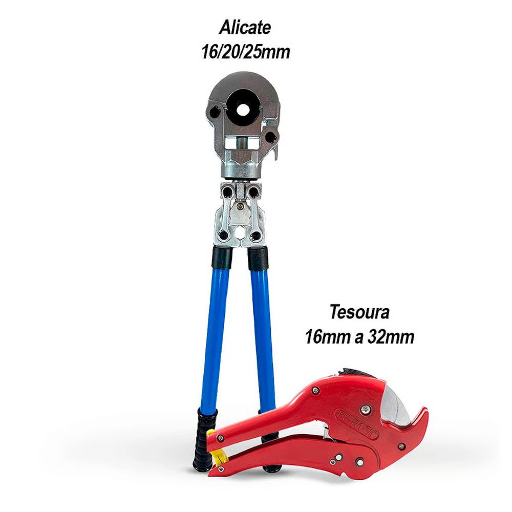 Kit Alicate 16/20/25 + Tesoura