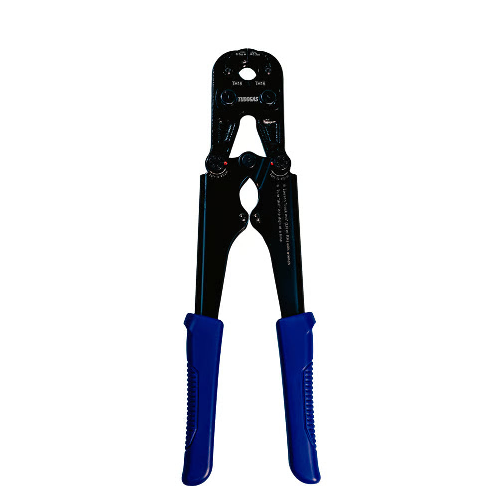 Alicate para Prensar/Crimpar Tubo Pex Perfil TH 16mm e 20mm Tudogás