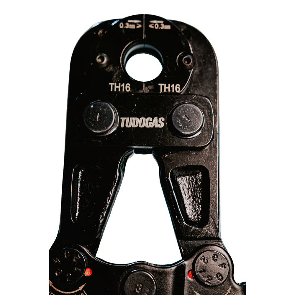 Alicate para Prensar/Crimpar Tubo Pex Perfil TH 16mm e 20mm Tudogás
