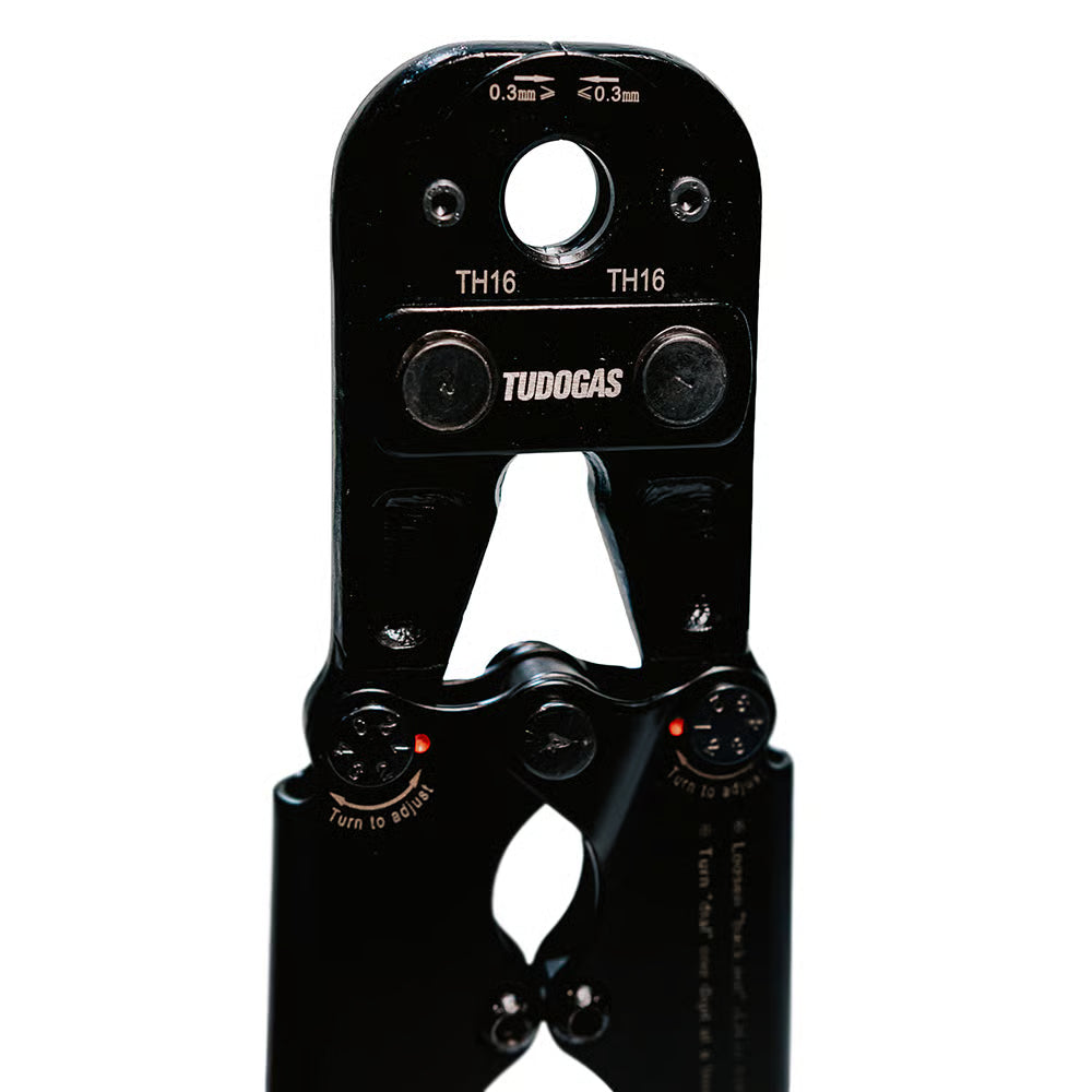 Alicate para Prensar/Crimpar Tubo Pex Perfil TH 16mm Tudogás