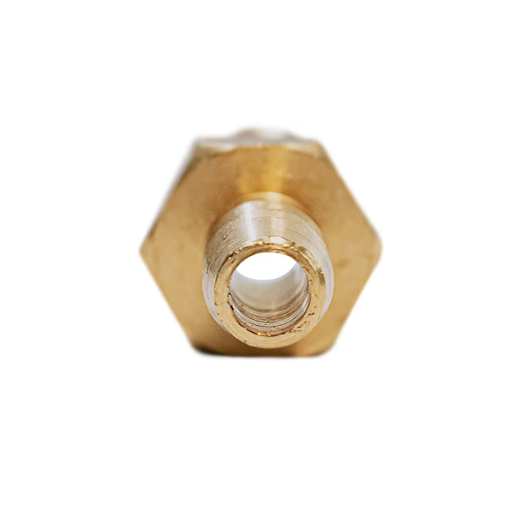 Niple 1/2 NPT (E) x BM 3/8 (Latão)