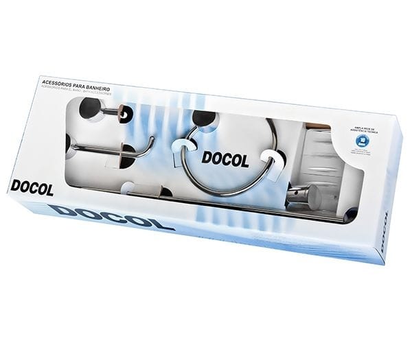Kit Acessorios Single Cr 05 Pc Docol