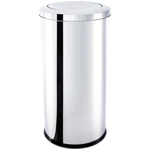 Lixeira Inox C/tamp Basculante 21 Lts 25 X 46cm