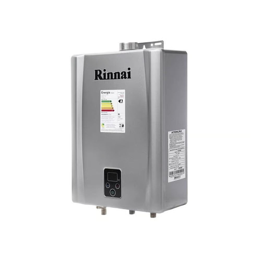 Aquecedor E17 Glp Prata + Kit de Instalação