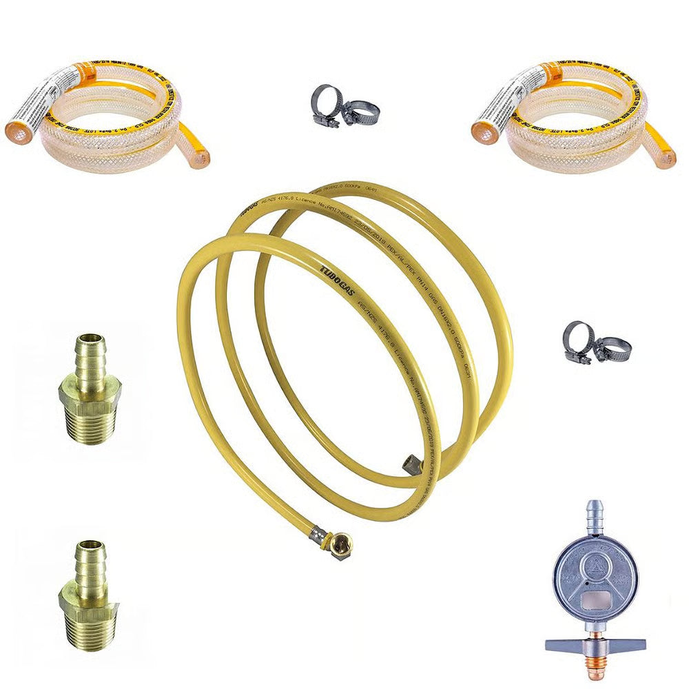 Kit Instalacao 14m Pex 16mm + Conexoes Completo