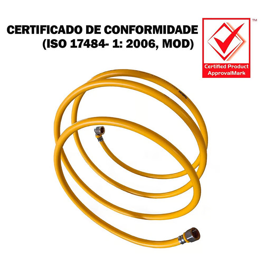 Kit 15 Metros Tubo Pex 16mm + 1 Cotovelo + 1 Conector