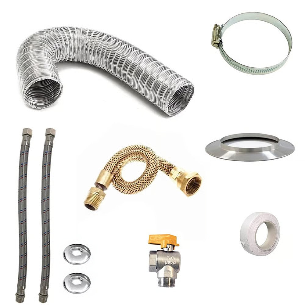 Kit Instalacao Aquecedor Lorenzetti Lz4500de - 2 Metros Duto