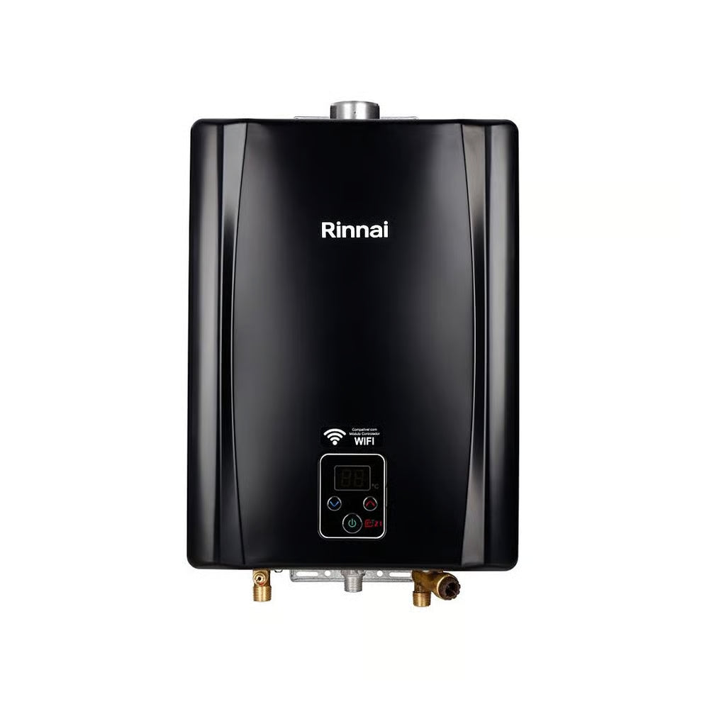 Aquecedor a Gás GLP Rinnai REU E21 FEHP Black 21 Litros