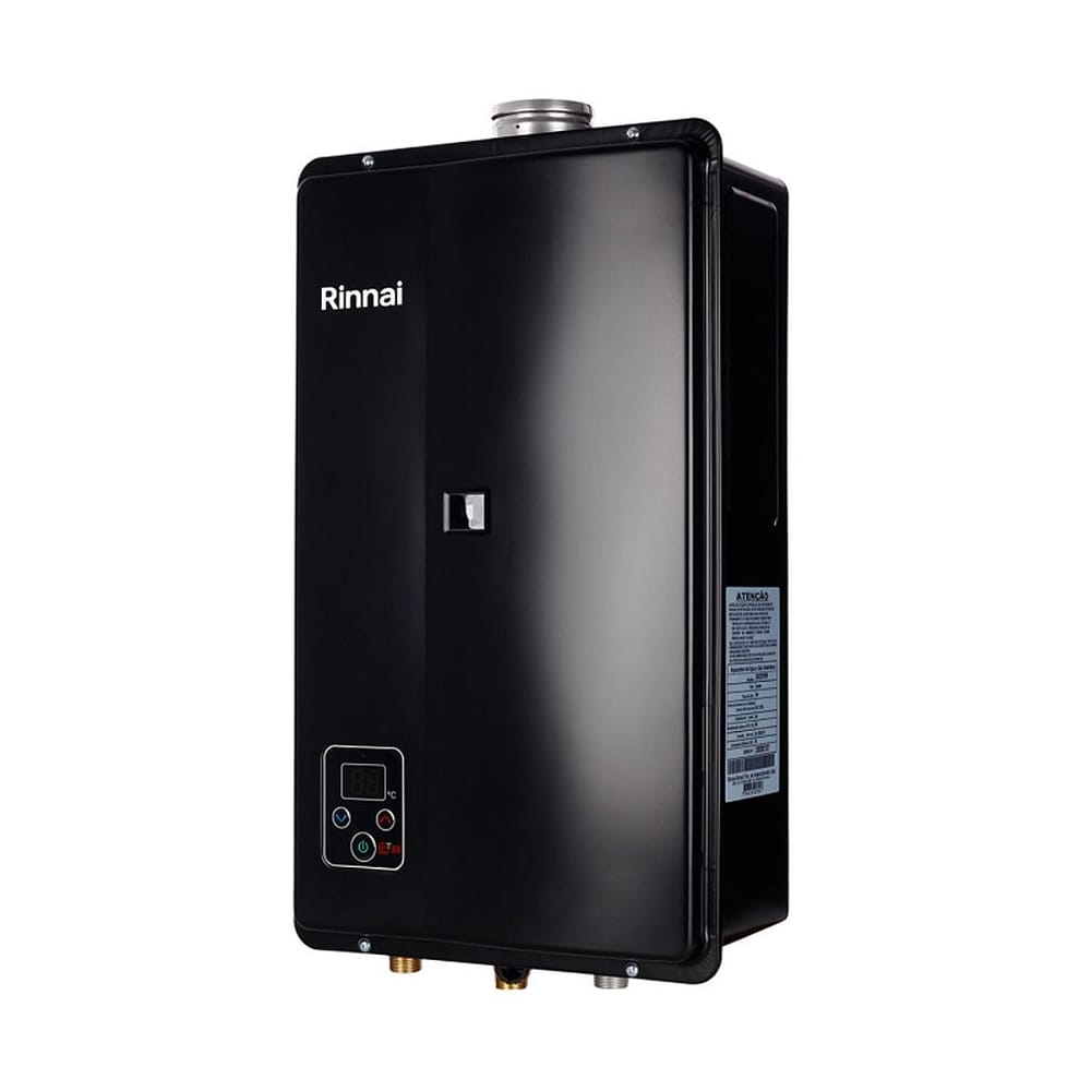 Aquecedor a Gas Reu-e331 Fehp 32,5l Glp Black Bivolt Rinnai
