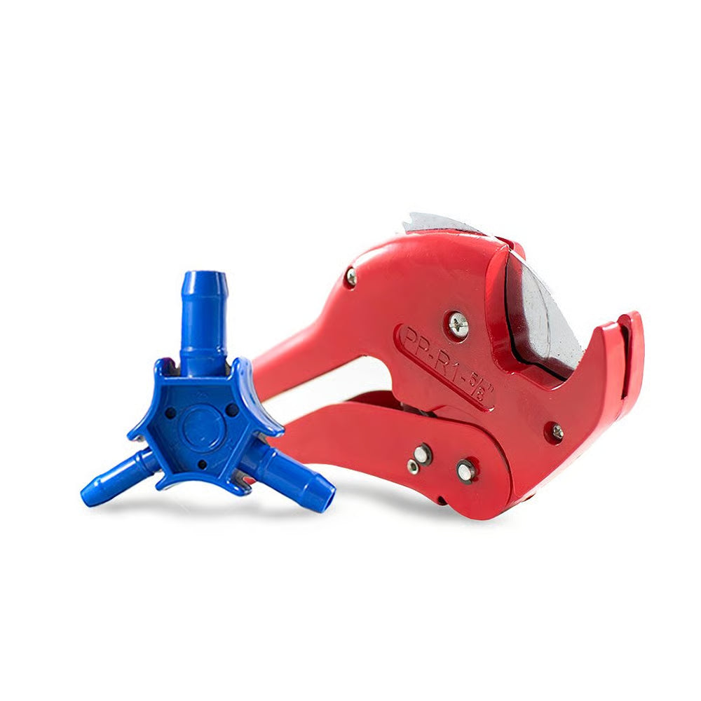 Tesoura Corta Tubo Pex 16mm a 32mm + Escareador Tudogás
