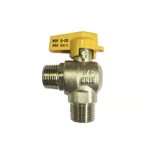 Valv Esf Ang 1/2 X 1/2 M X M Emmeti