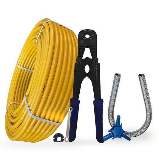 Kit 100mt Pex 16mm + Alicate 16/20 + Escareador + Mola