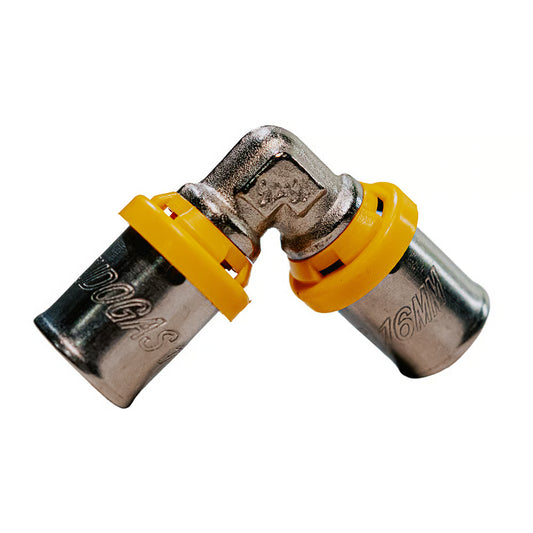 Cotovelo 16 x 16mm para Tubo Pex Gás Tudogás