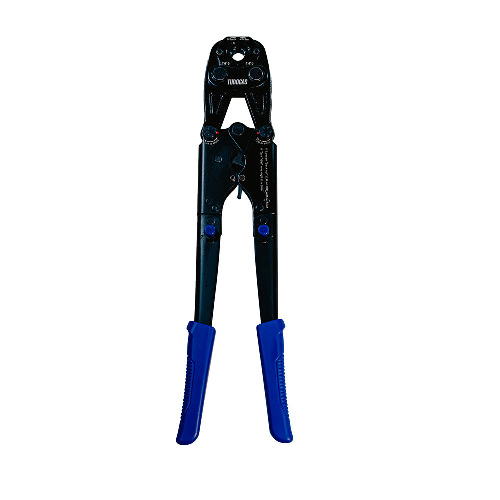 Alicate P/ Prensar Conex (th) Pex 16mm, 20mm e 26mm *fixo* Tudogás (3 Anilhas)