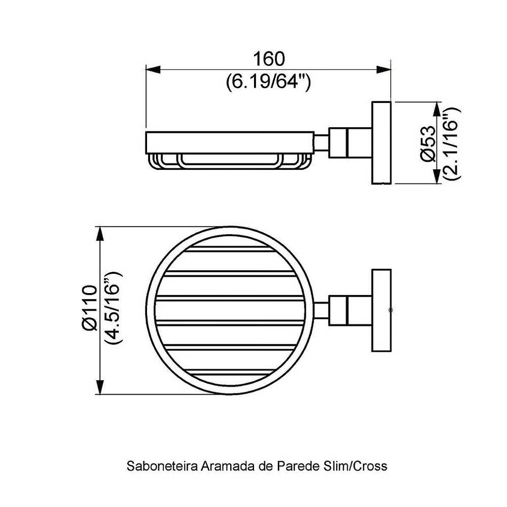 Saboneteira Aramada C Slim Perflex