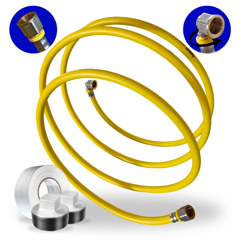 Kit 24 Metros Tubo Pex 16mm + 1 Cotovelo + 1 Conector