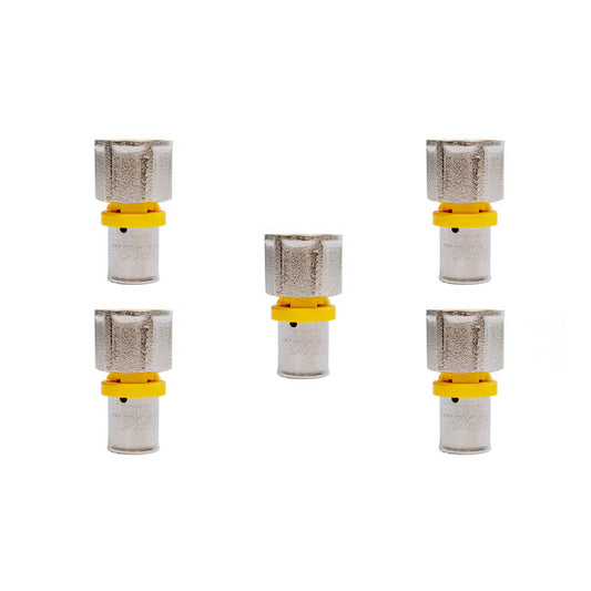 Conector 16 x 1/2 (F) 05 Unidades Tudogás