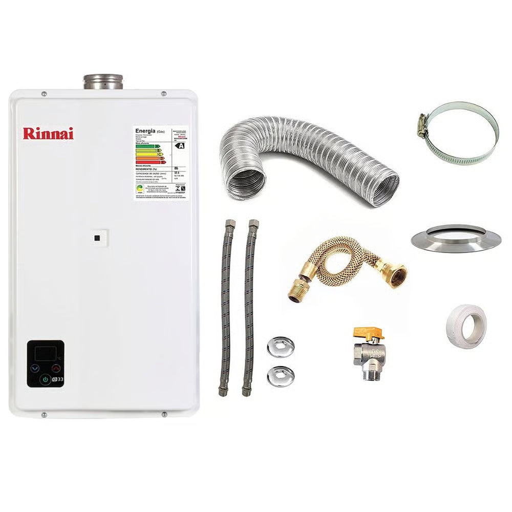 Aquecedor E330 Gn Branco + Kit de Instalação
