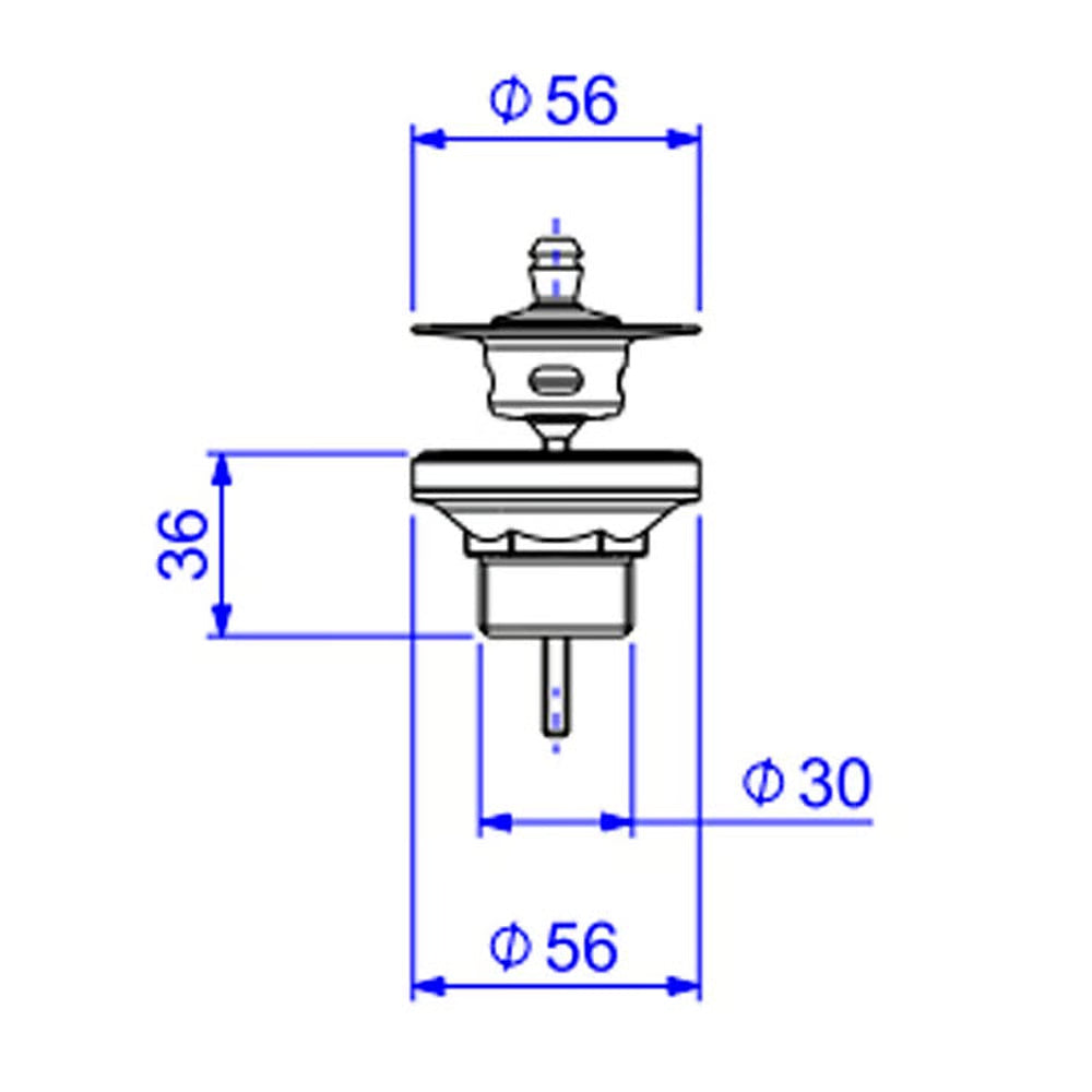 Valv Esc Lav/cuba/bide Cr Deca