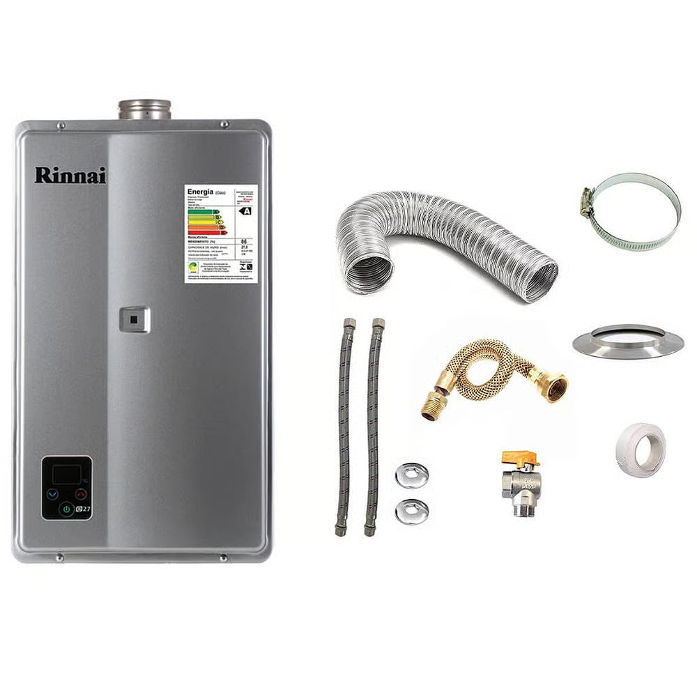 Aquecedor E270 Gn Prata + Kit de Instalação