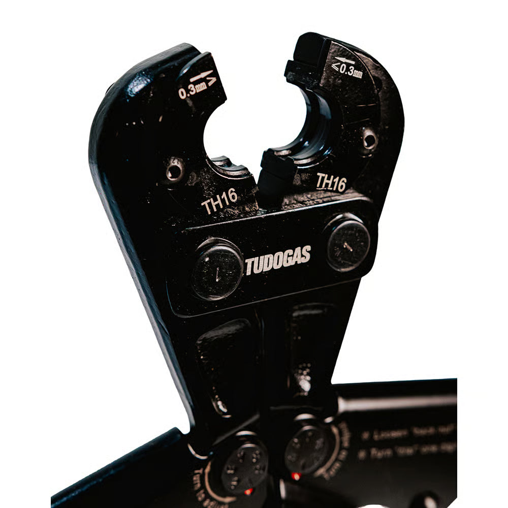 Alicate para Prensar/Crimpar Tubo Pex Perfil TH 16mm e 20mm Tudogás
