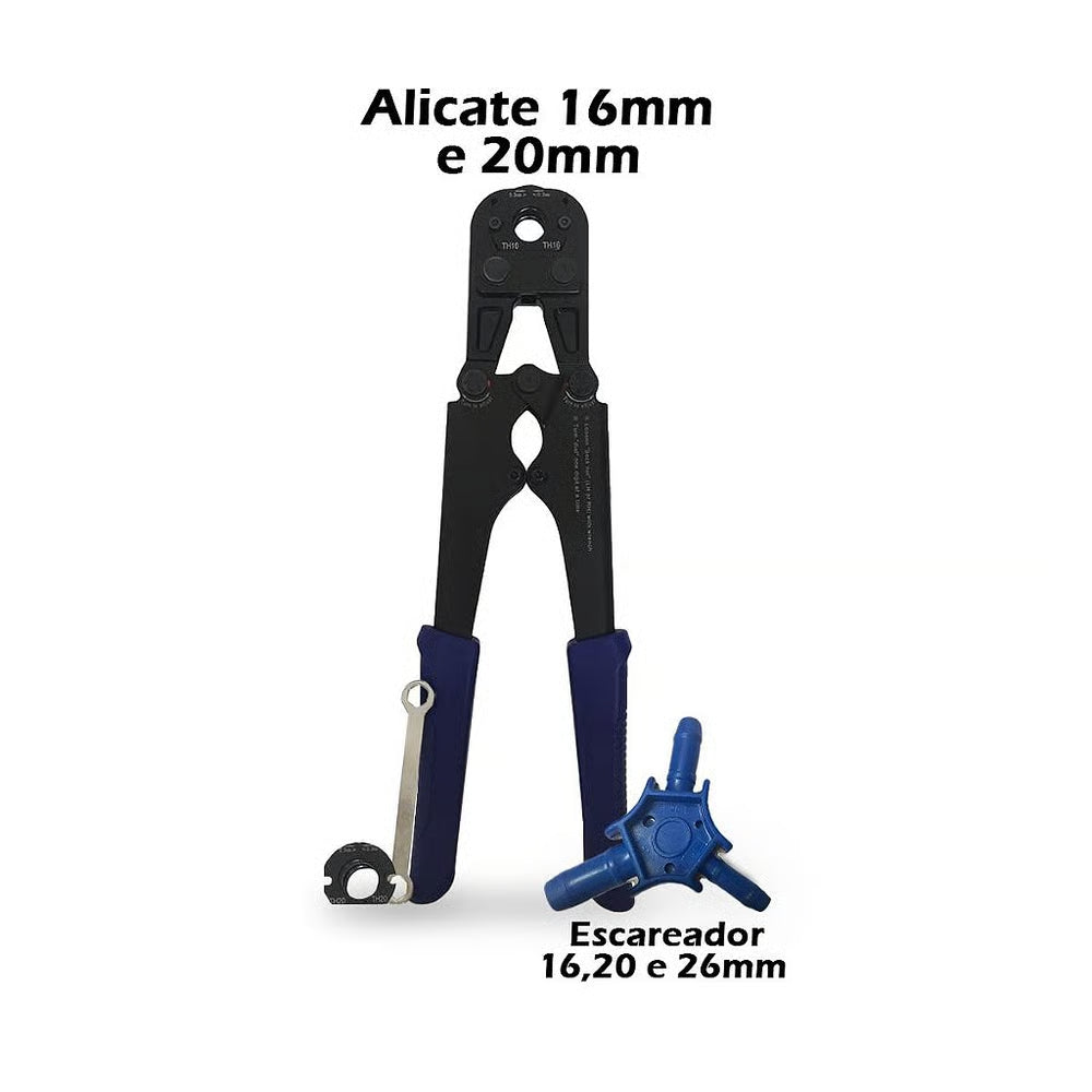 Kit Alicate 16/20mm + Escareador Tudogás