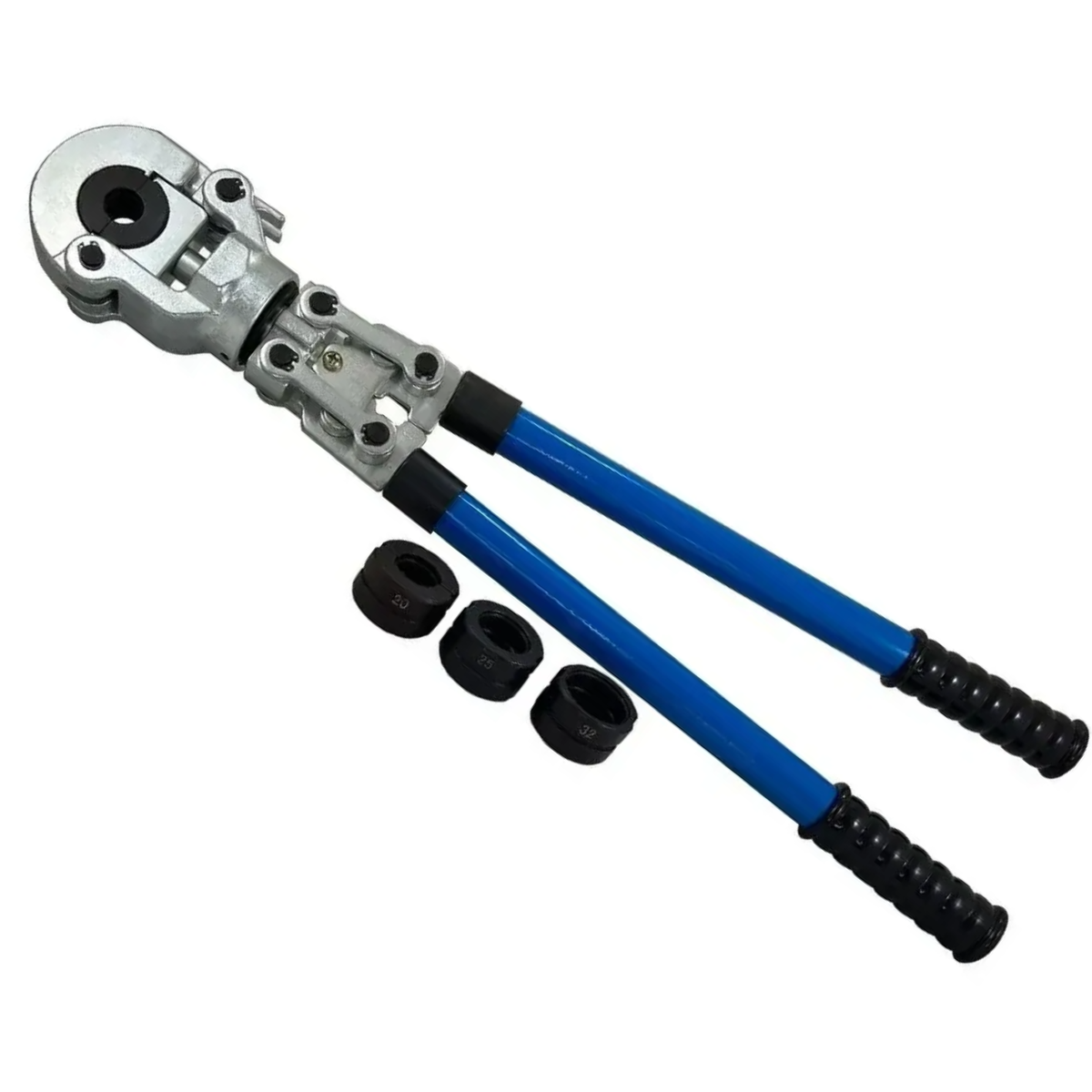Kit Alicate Prensa Tubo Pex 16/20/26/32mm + Escareador 16/20/26mm