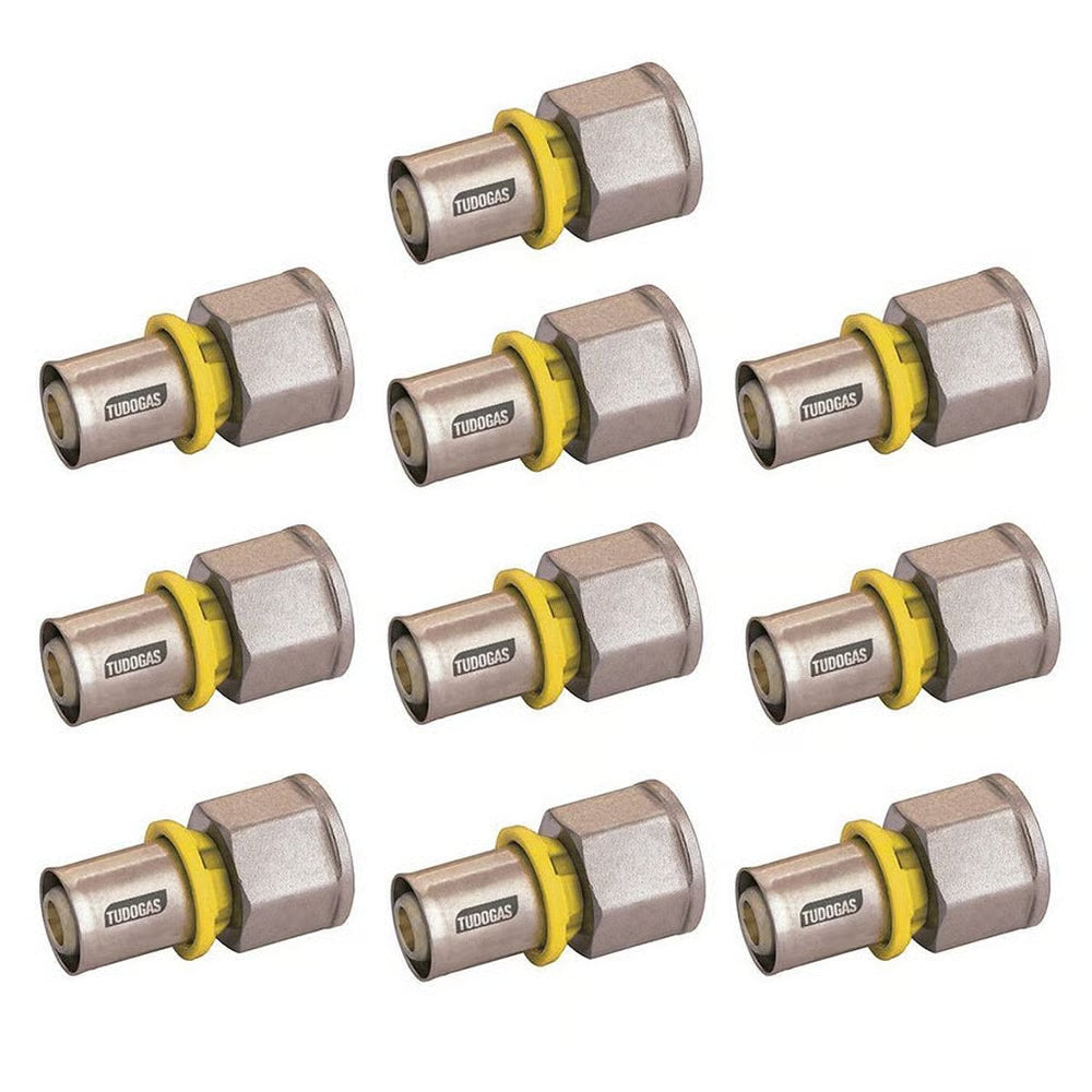 Conector 26 X 1/2 (F) 10 Unidades Tudogás