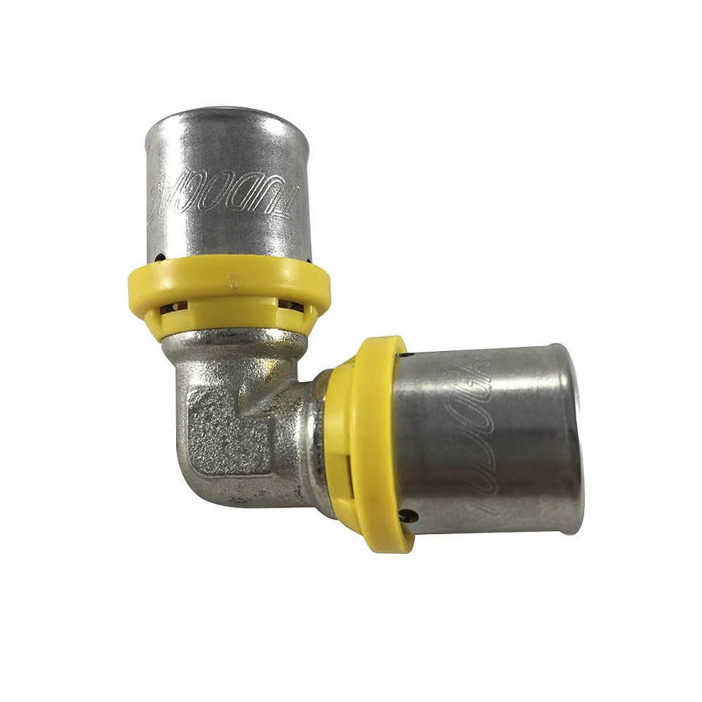 Cotovelo 20 mm x 20 mm para Tubo Pex 20mm de Gás Tudogás