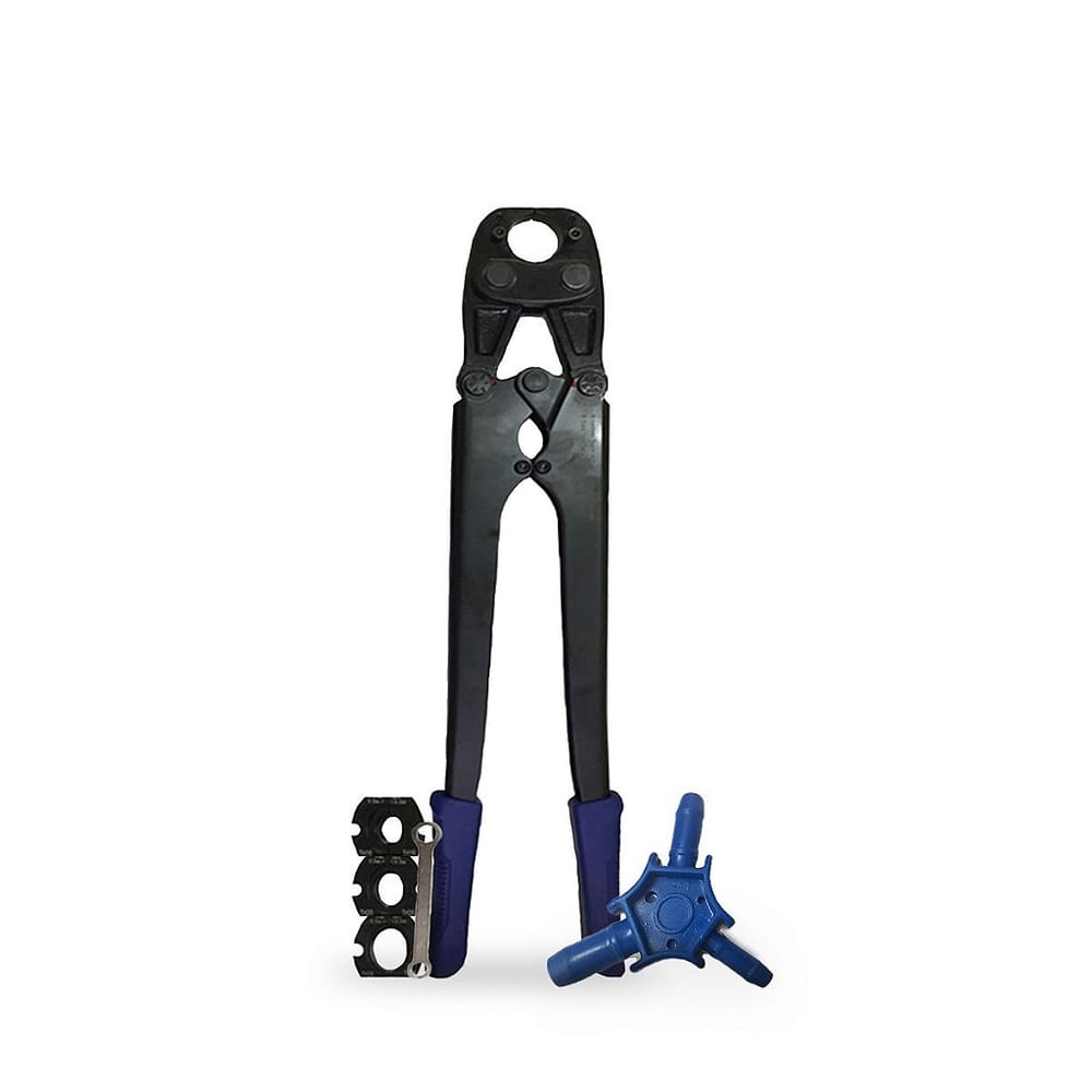 Kit Alicate Prensa Tubo Pex 16/20/26mm + Escareador 16/20/26mm