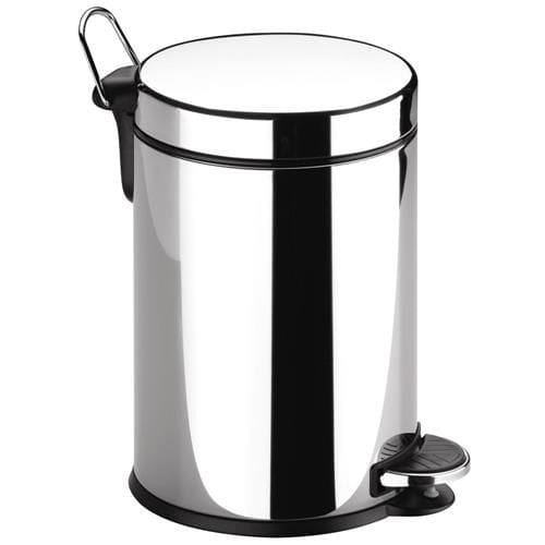 Lixeira Inox C/ Pedal e Balde 20 Lts Decorline