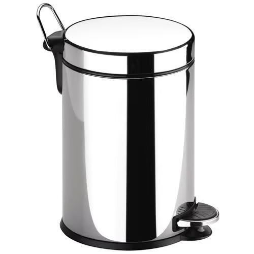 Lixeira Inox C/ Pedal e Balde 20 Lts Decorline