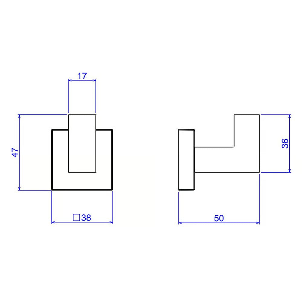 Cabide Quadratta Gl Rd Deca