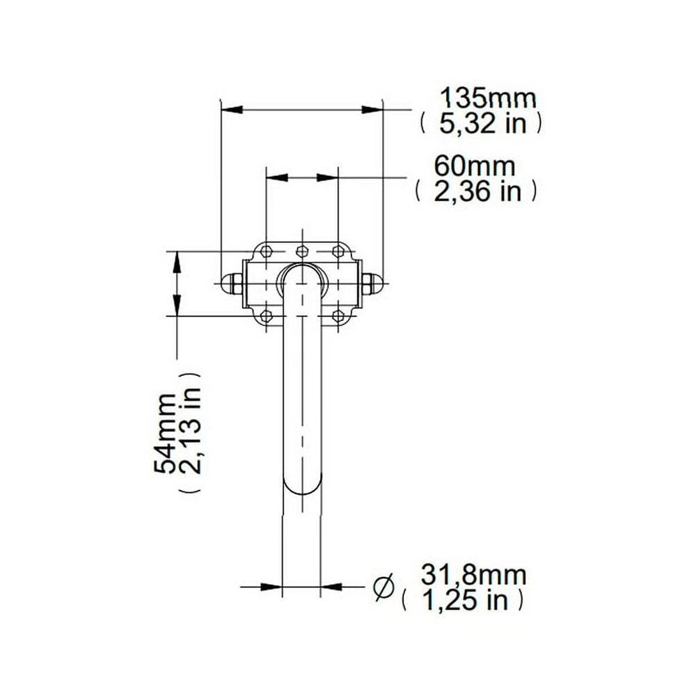 Barra Apoio Artic 80 Cm Inox Esc Docol