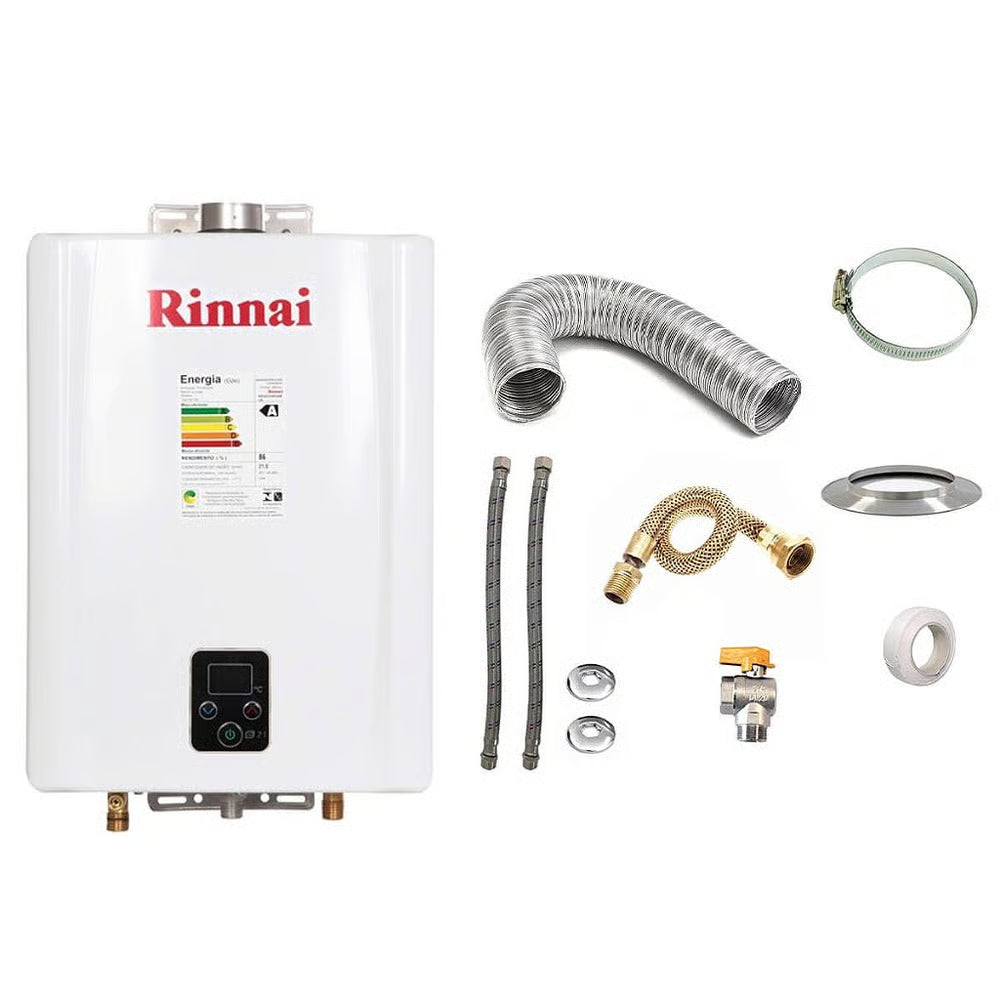 Aquecedor E21 Gn Branco + Kit de Instalação
