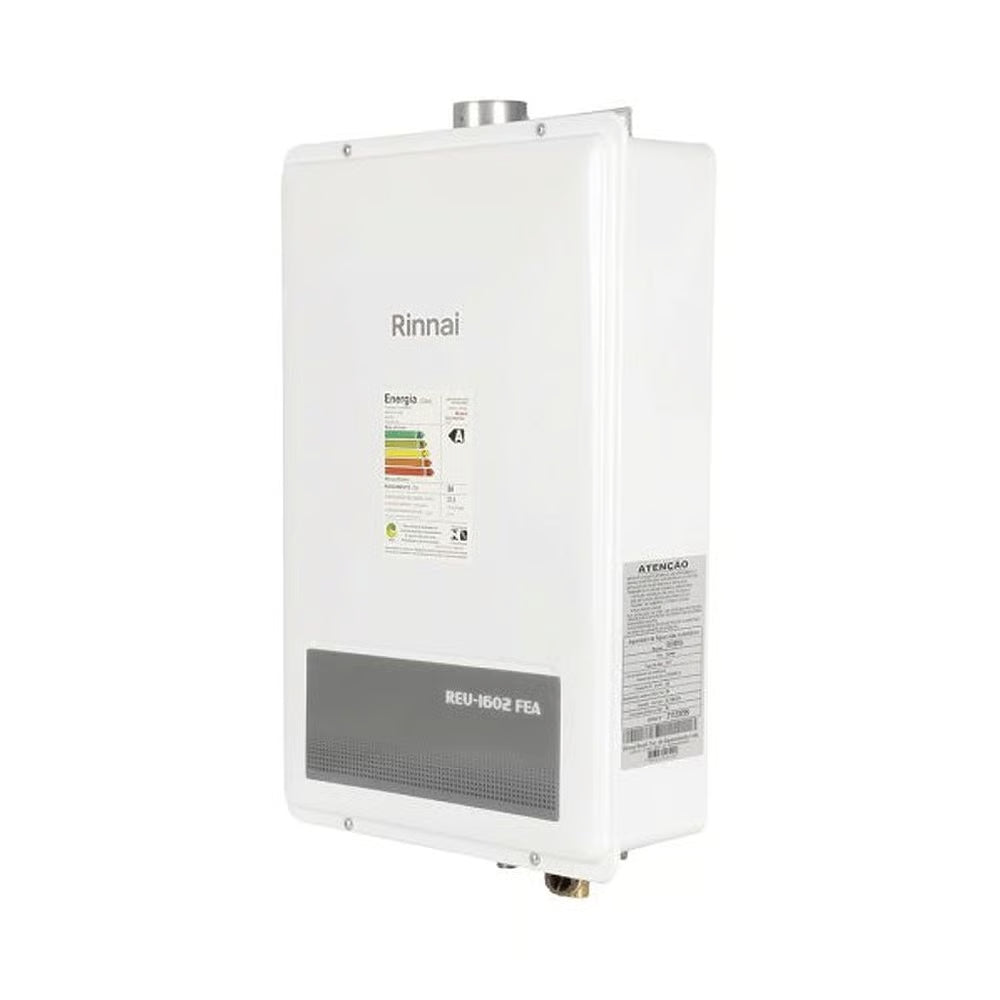 ** Aquecedor a Gas Reu-1602 Fea 22,5l Gn Bivolt (controle C/ Fio) Rinnai