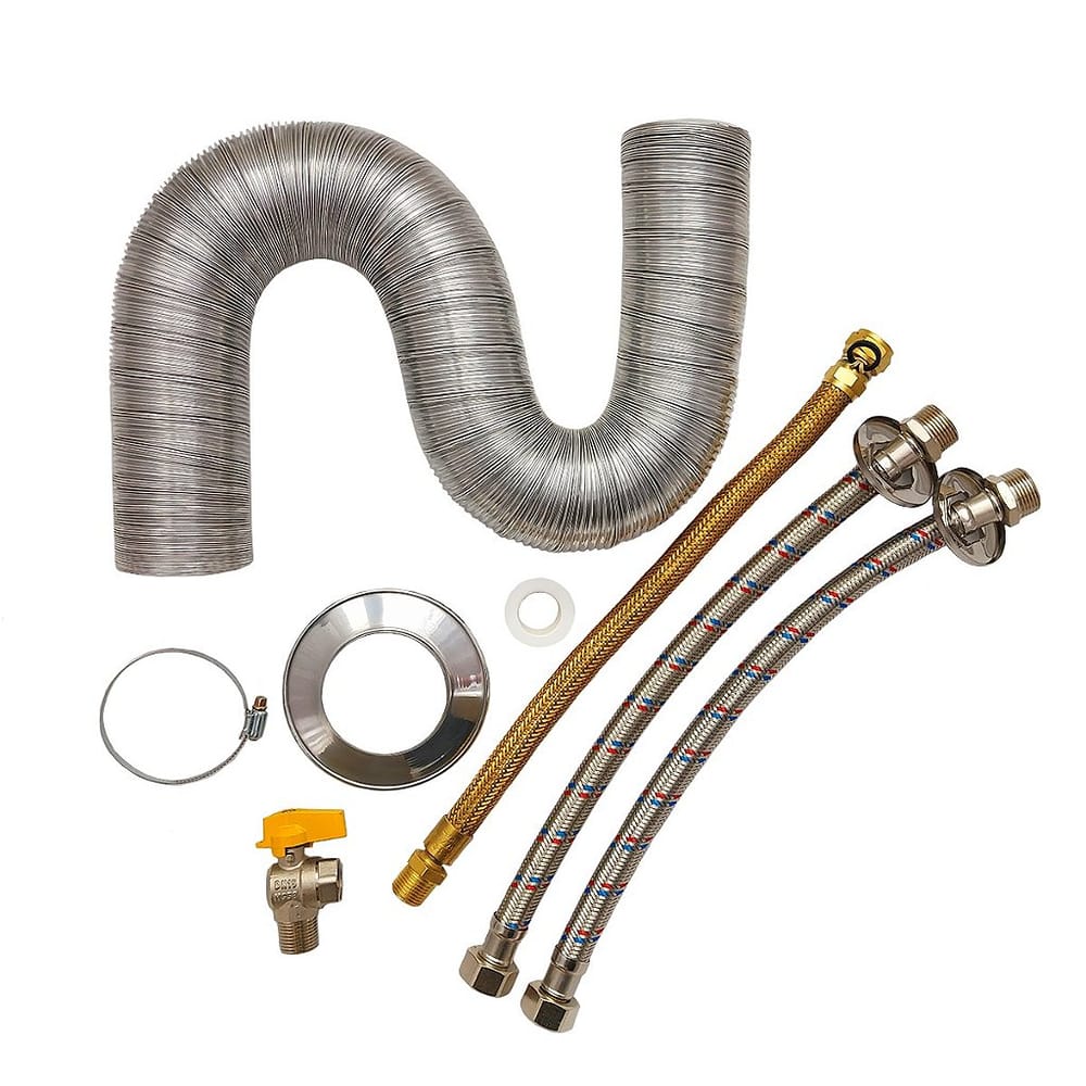 Kit Instalacao Aquecedor Rinnai 12l Reu 1002 - 2 Metros Duto