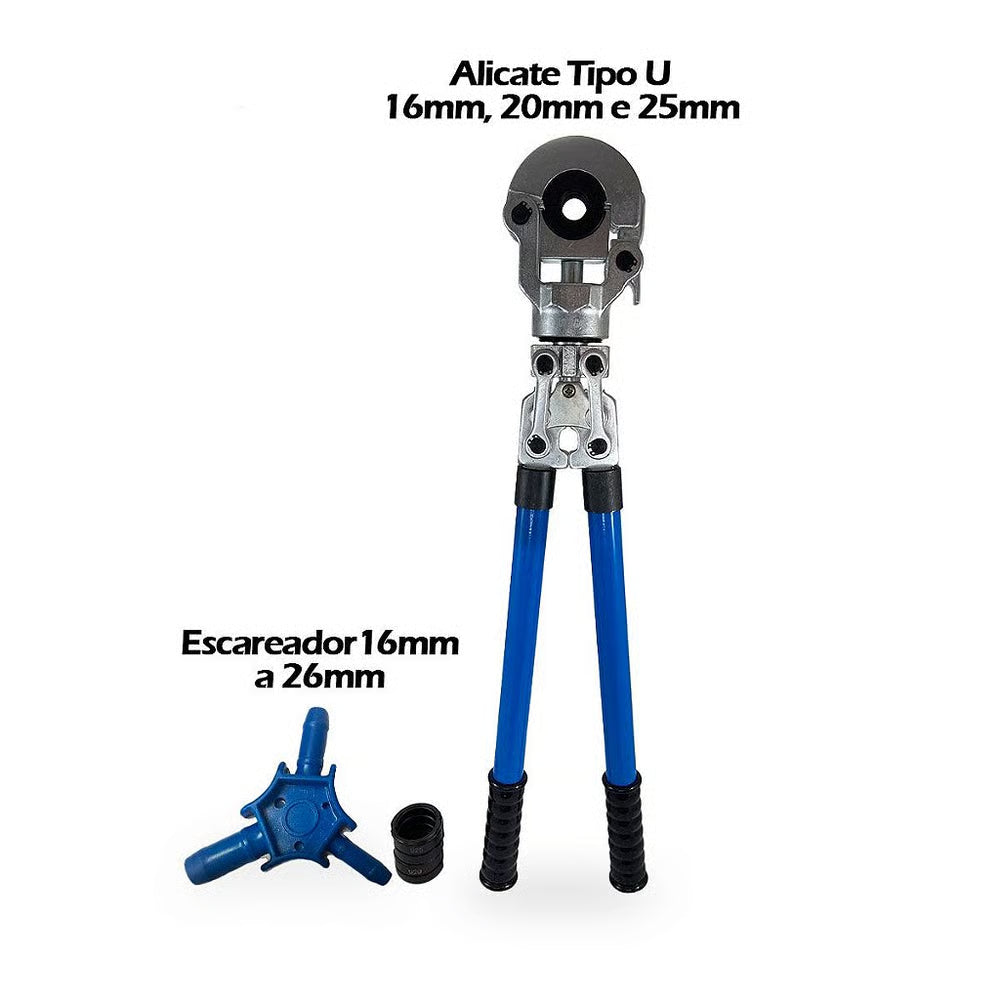 Kit Alicate 16/20/25 + Escareador