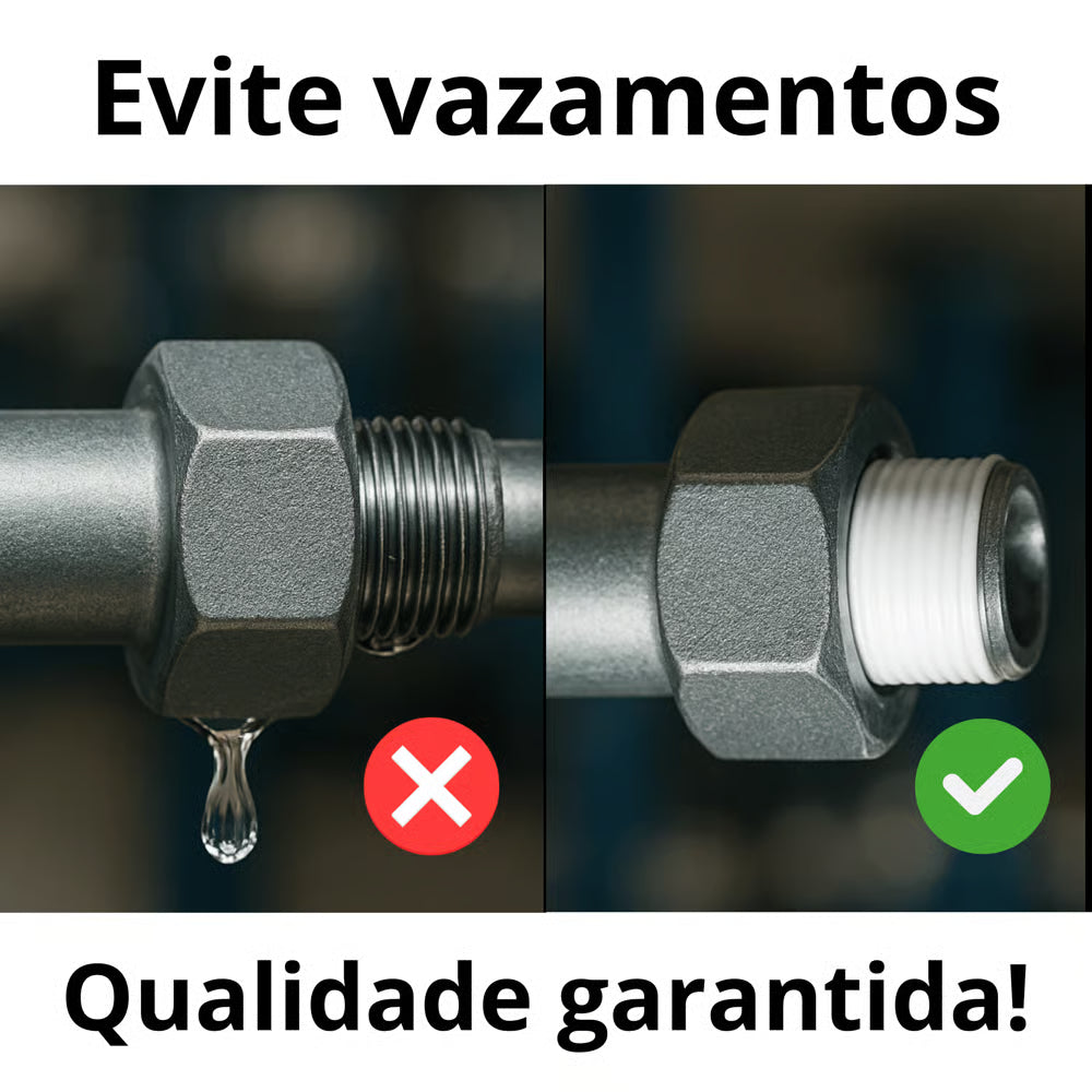 Kit 5 Unidades Fita Teflon Firlon
