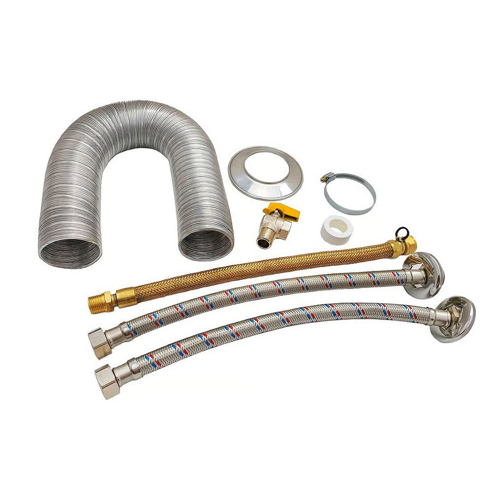 Kit Instalacao Aquecedor com 1 Metro Duto 90mm