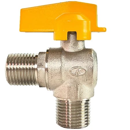 Kit 10 Un Valv Esf Ang 1/2 M X 1/2 M Gas Tudogas