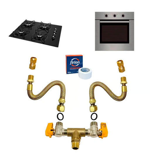 Kit para Instalacao Cooktop 2 Metros + Forno